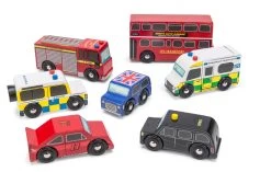 Le Toy Van London Car Set | Wooden Vehicle Set
