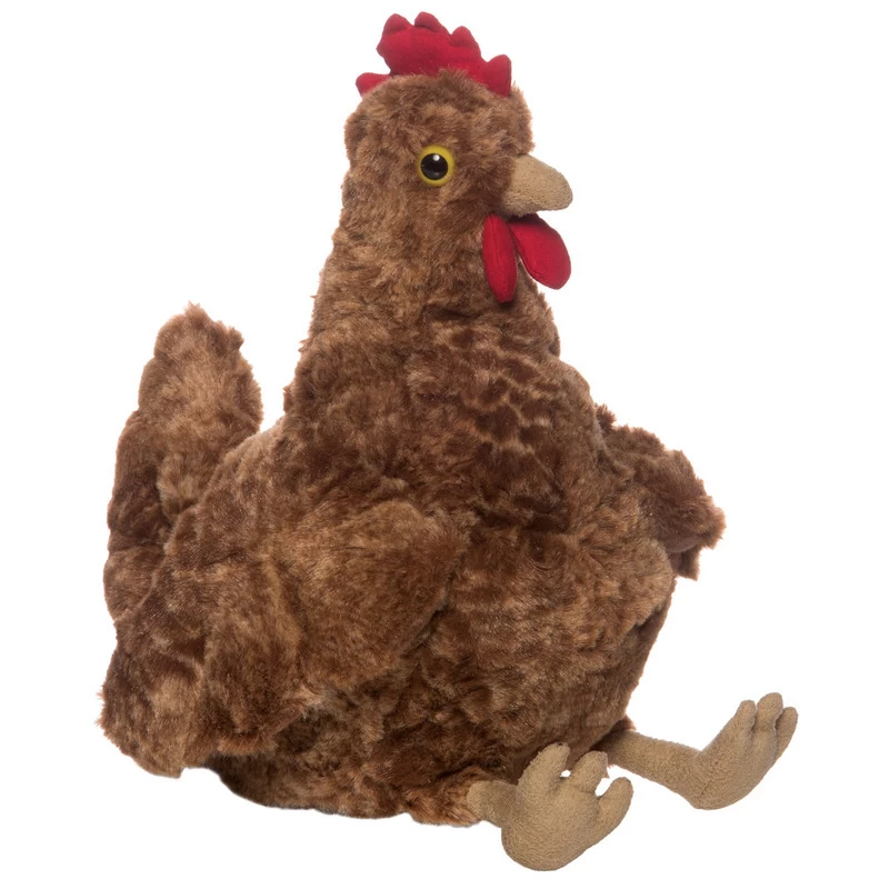 Manhattan Toy Co. Plush Brown Chicken - Megg 3 Manhattan Toy Co. Plush Brown Chicken - Megg