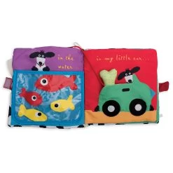 Manhattan Toy Co. Where's The Bone? Baby Cloth Book