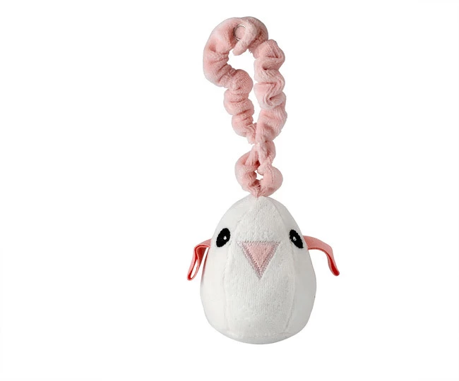 Maud N Lil Organic Baby Soft Toy Bird - Tweet Pink 3 Maud N Lil Organic Baby Soft Toy Bird - Tweet Pink