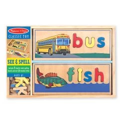 Melissa & Doug See & Spell Wooden Spelling Puzzle