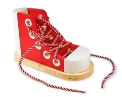 Melissa & Doug - Wooden Lacing Shoe