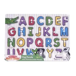 Melissa & Doug - See-Inside Alphabet Wooden Peg Puzzle