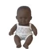 Miniland Doll - African Baby Girl 21cm | Anatomically Correct Baby Doll -Trendy Toy Store MNL31124