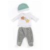 Miniland Doll Clothes - Pyjamas 2 Piece Set | 38-42cm Doll -Trendy Toy Store MNL31222