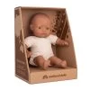 Miniland Doll - Latin American Soft Bodied Doll 32cm With Articulated Head -Trendy Toy Store MNL31368