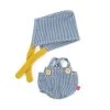 Miniland Doll Clothes - Sea Coloured Overalls Set | 21cm Doll -Trendy Toy Store MNL31669