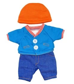 Miniland Doll Clothes - Autumn Denim Set | 21cm Doll