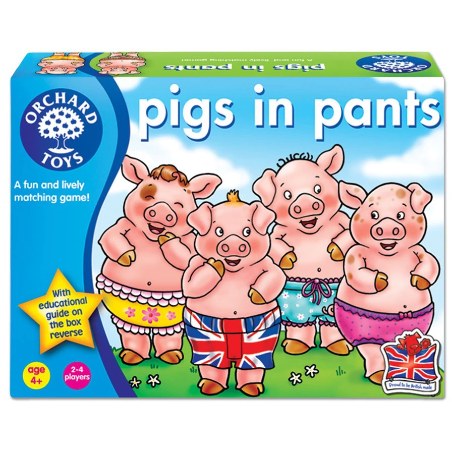 Orchard Toys - Pigs In Pants Game 3 Orchard Toys - Pigs In Pants Game