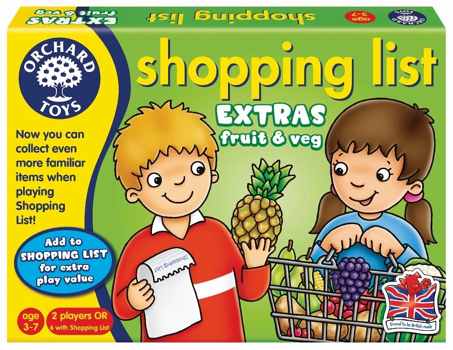 Orchard Toys - Shopping List Booster - Fruit & Vegetables 3 Orchard Toys - Shopping List Booster - Fruit & Vegetables
