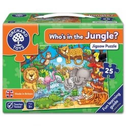 Orchard Toys - Who's In The Jungle? Jigsaw Puzzle 25 Piece