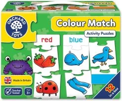 Orchard Toys - Colour Match 12pc Puzzles