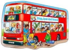 Orchard Toys - Big Red Bus Jigsaw Puzzle 15pc Floor Puzzle
