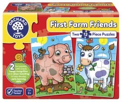 Orchard Toys - First Farm Friends 2 X 12pc Puzzles
