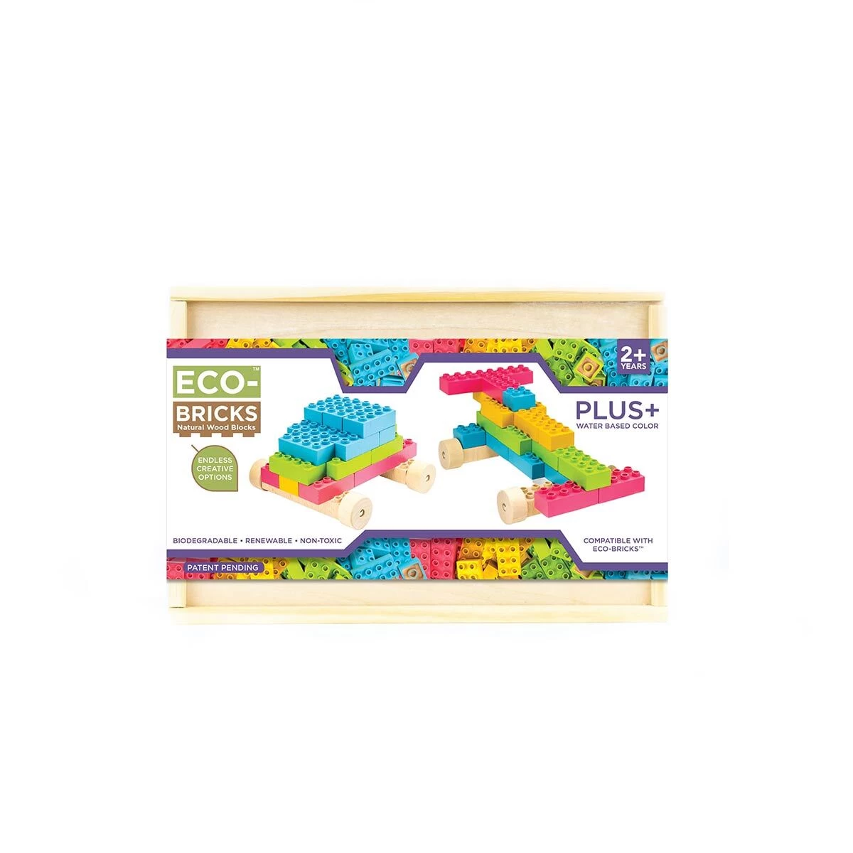 Once Kids - Eco Bricks Colour PLUS 48 Piece 3 Once Kids - Eco Bricks Colour PLUS 48 Piece