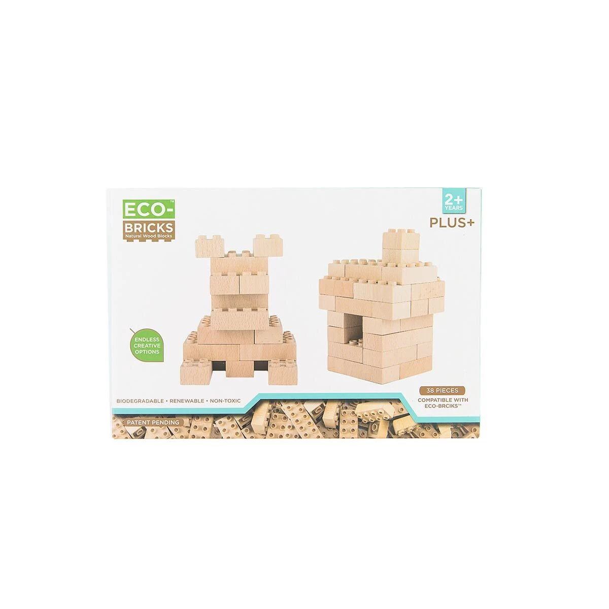 Once Kids - Eco Bricks PLUS Education 38 Piece 3 Once Kids - Eco Bricks PLUS Education 38 Piece