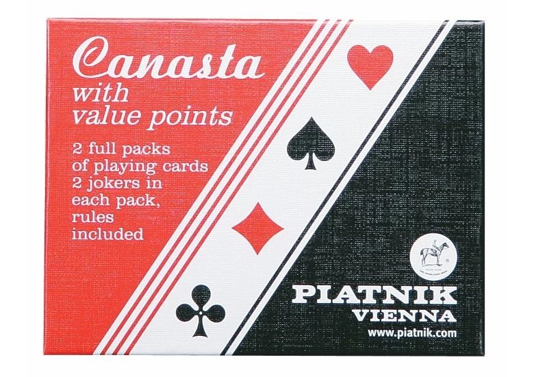 Piatnik Canasta Twin Pack Playing Cards 3 Piatnik Canasta Twin Pack Playing Cards