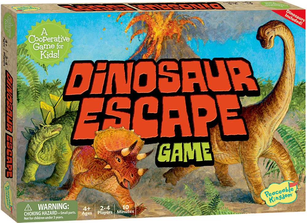 Peaceable Kingdom Dinosaur Escape Board Game 3 Peaceable Kingdom Dinosaur Escape Board Game