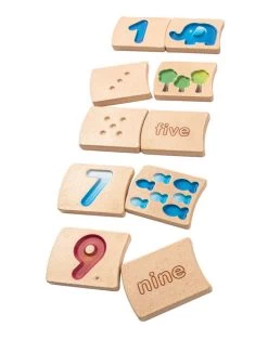 Plan Toys - Number Tiles 1-10