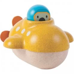 Plan Toys - Submarine And Submariner Wooden Eco Bath Toy