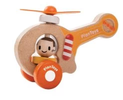 Plan Toys - Helicopter Wooden Eco Toy
