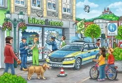 Ravensburger - Police At Work! Jigsaw Puzzle 2x24pc