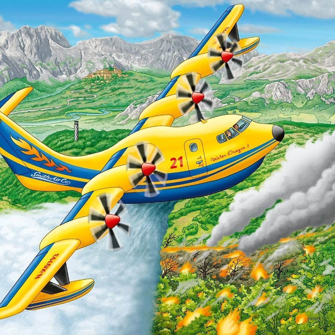 Ravensburger Above The Clouds Jigsaw Puzzle 3x49pc 3 Ravensburger Above The Clouds Jigsaw Puzzle 3x49pc