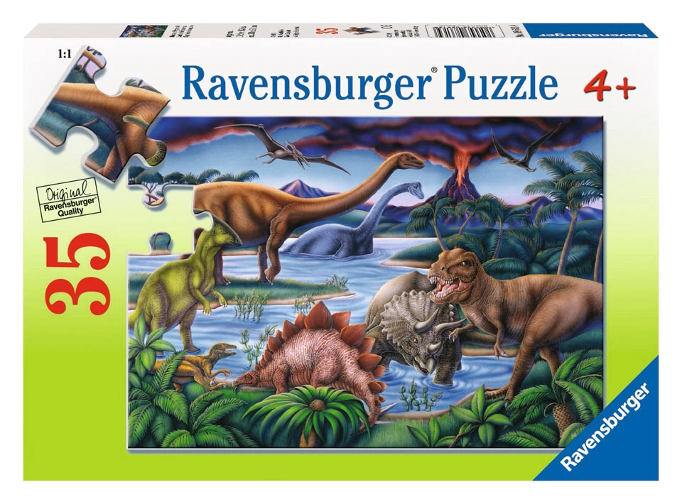 Ravensburger Dinosaur Playground 35pc Jigsaw Puzzle 2 Ravensburger Dinosaur Playground 35pc Jigsaw Puzzle