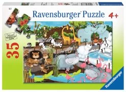 Ravensburger - Day At The Zoo 35pc Jigsaw Puzzle