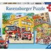 Ravensburger Fire Brigade Run Jigsaw Puzzle 3x49pc -Trendy Toy Store RB09401 1