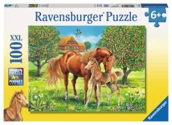 Ravensburger - Horses In The Field 100pc Jigsaw Puzzle