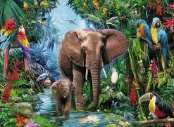 Ravensburger - Elephants At The Oasis 150pc Jigsaw Puzzle