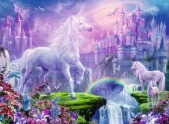 Ravensburger - Unicorn Kingdom Glitter Jigsaw Puzzle 100pc