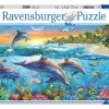 Ravensburger Dolphin Cove Jigsaw Puzzle 500pc 2 Ravensburger Dolphin Cove Jigsaw Puzzle 500pc -Trendy Toy Store RB14210 1