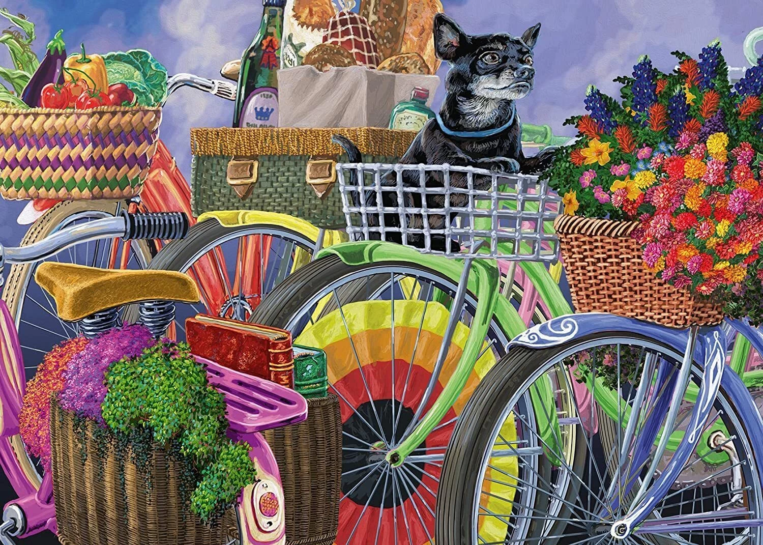 Ravensburger - Bicycle Group Large Format Jigsaw Puzzle 300pc 3 Ravensburger - Bicycle Group Large Format Jigsaw Puzzle 300pc