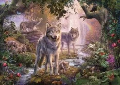 Ravensburger Summer Wolves Jigsaw Puzzle 1000pc