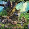 Ravensburger Wolves In The Forest Jigsaw Puzzle 1000pc -Trendy Toy Store RB15987 1
