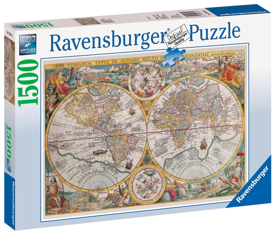 Ravensburger - Historical Map Jigsaw Puzzle 1500pc 3 Ravensburger - Historical Map Jigsaw Puzzle 1500pc
