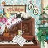 Ravensburger - Piano Cat Large Format Jigsaw Puzzle 750pc 1 Ravensburger - Piano Cat Large Format Jigsaw Puzzle 750pc -Trendy Toy Store RB16800 2