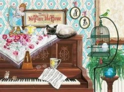 Ravensburger - Piano Cat Large Format Jigsaw Puzzle 750pc