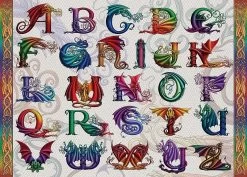 Ravensburger - Dragon Alphabet 1000pc Jigsaw Puzzle