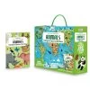 Sassi Junior | Travel, Learn & Explore Animals Endangered Species Of The Planet Book & Jigsaw Puzzle 205pc