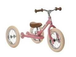 TryBike Steel 2in1 Vintage Pink & Cream