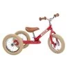 TryBike Steel 2in1 First Step First Ride | Vintage Red & Cream