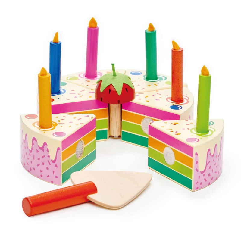 Tender Leaf Toys Rainbow Birthday Cake 3 Tender Leaf Toys Rainbow Birthday Cake