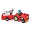 Tender Leaf Toys Wooden Tractor And Trailer 1 Tender Leaf Toys Wooden Tractor And Trailer -Trendy Toy Store TL8351
