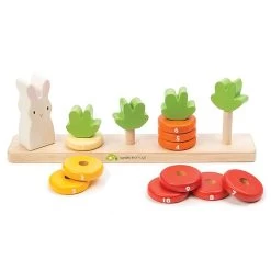 Tender Leaf Toys Tender Leaf Counting Carrots | Wooden Stacker