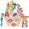 Tender Leaf Toys Tender Leaf Stacking Coral Reef -Trendy Toy Store TL8410