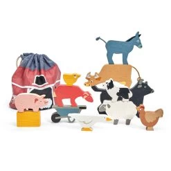 Tender Leaf Toys Tender Leaf Stacking Farmyard Animals