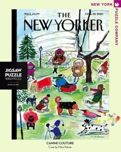 The New York Puzzle Company | New Yorker Canine Couture 1000pc Jigsaw Puzzle